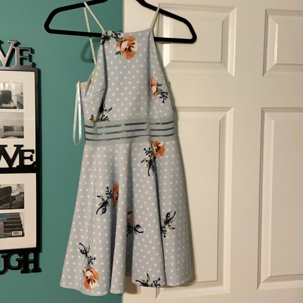 City Studio, Light blue floral dress, size 1